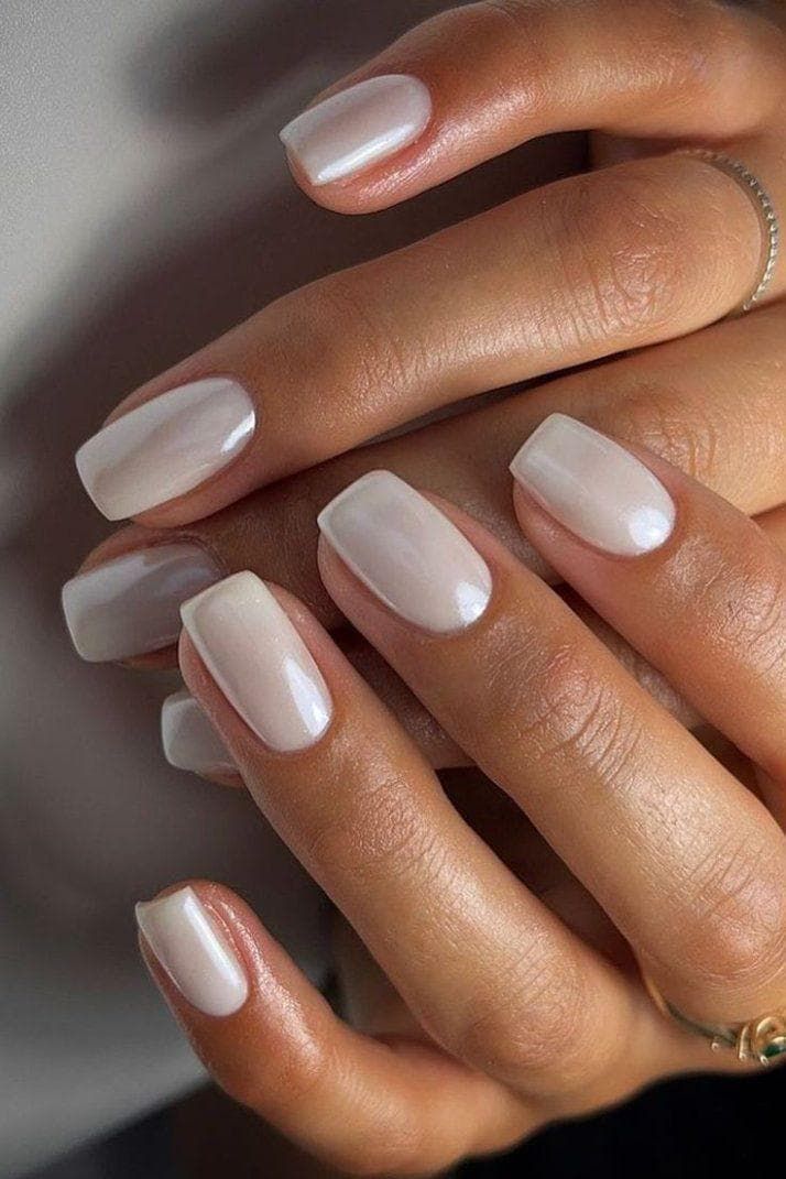 15 Beautiful Milky Nails Ideas