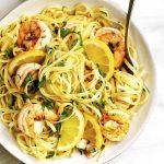 One Pan Lemon Garlic Shrimp Pasta