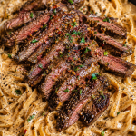 Spicy Black Steak Alfredo Recipe