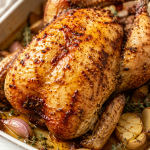 Roasted Chicken With Mustard Glaze