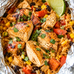 Fiesta Lime Chicken And Rice Foil Packs