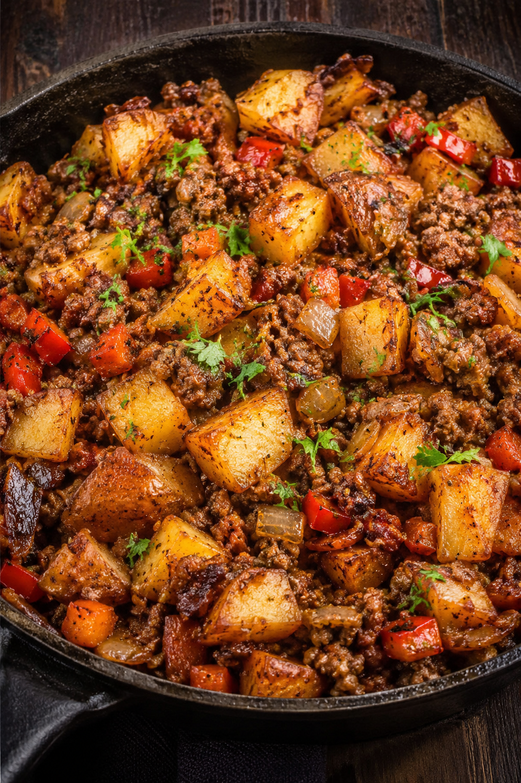Delicious Smoky Ground Beef And Potatoes