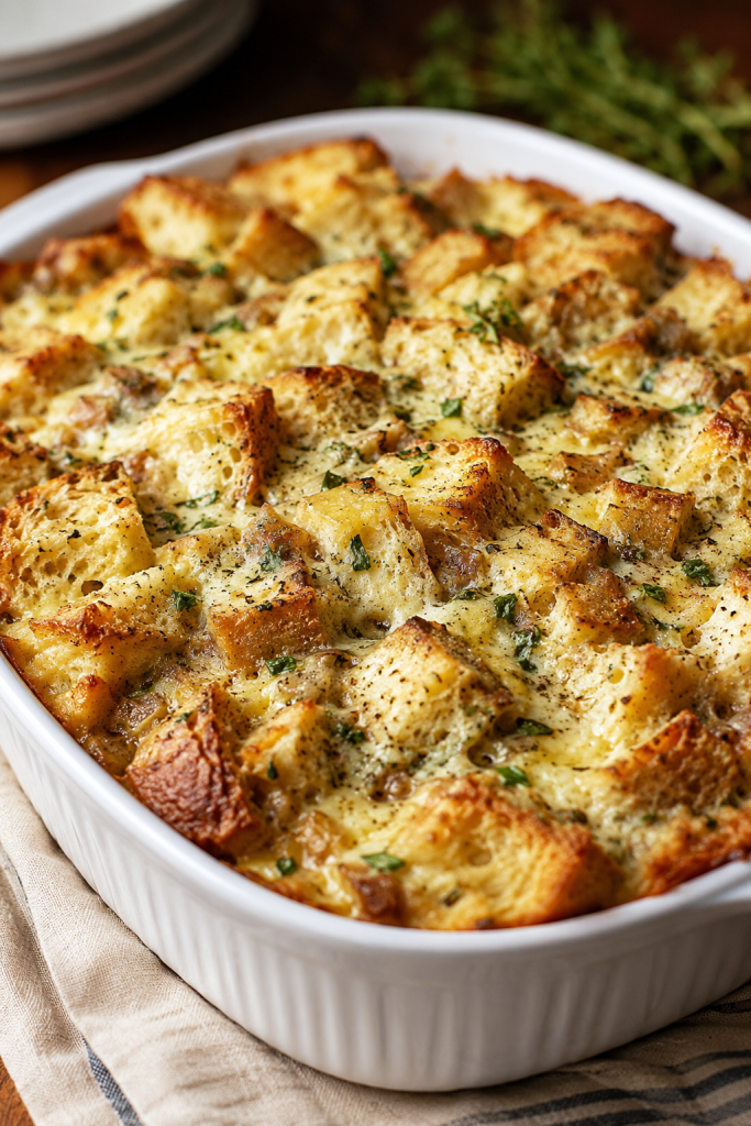 Savory Bread Pudding Recipe