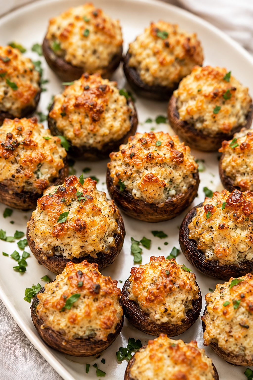 Stuffed Mushrooms Appetizer