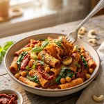 Creamy High Protein Vegan Marry Me Pasta
