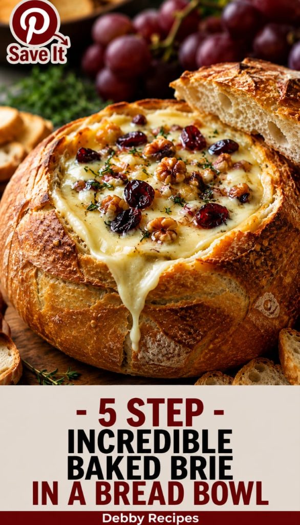 Incredible Baked Brie In A Bread Bowl