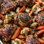 Sumac Chicken With Cauliflower And Carrots