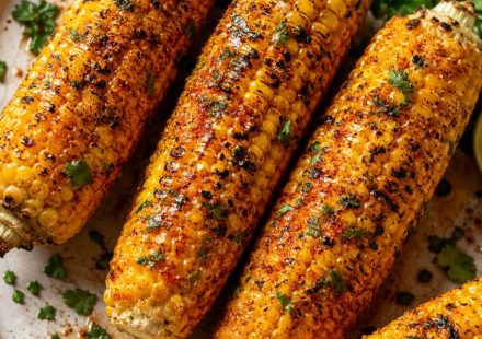 Grilled Corn On The Cob With Chili Lime Butter