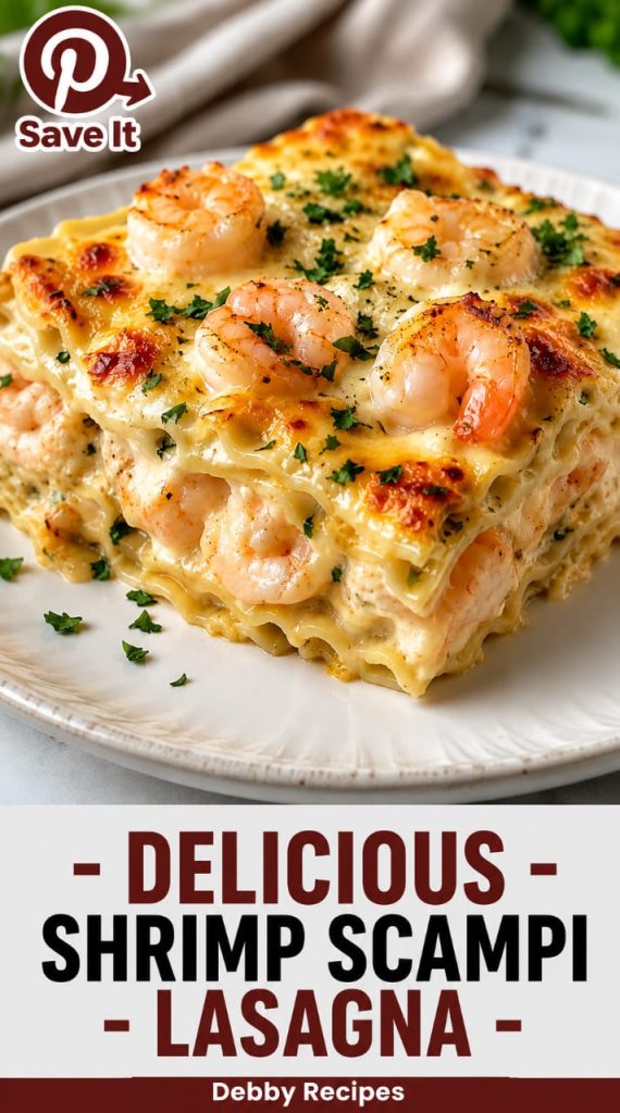 Shrimp Scampi Lasagna