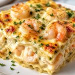 Shrimp Scampi Lasagna