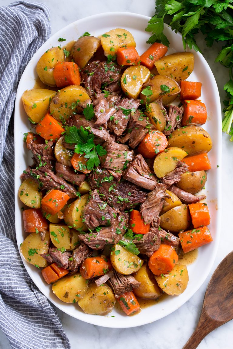 Slow Cooker Pot Roast With Vegetables