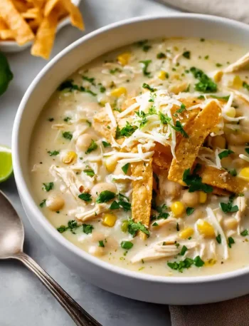White Chicken Enchilada Soup